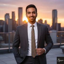 Abstrakte pharaonische Kunst Neck Tie Krawatte