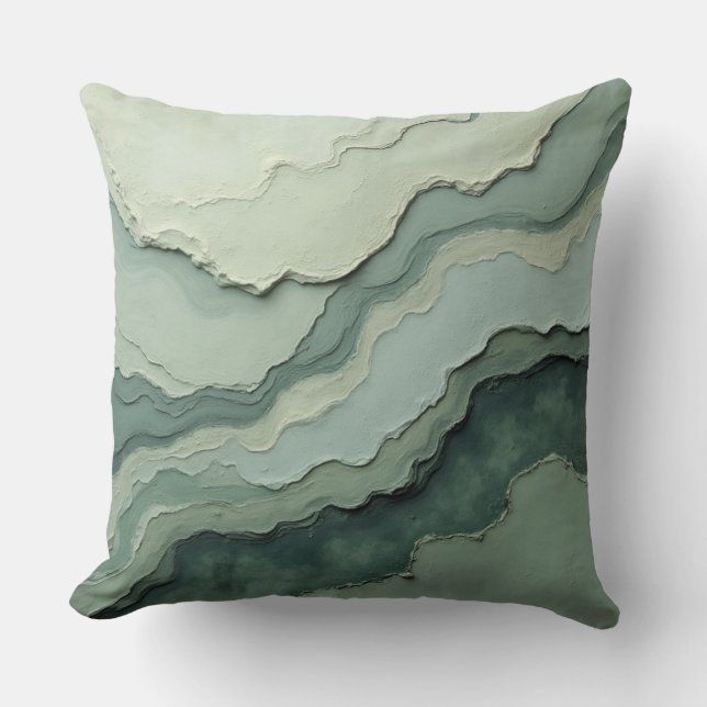 Abstrakte Phase - Bio modern Kissen (Vorderseite)