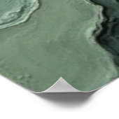 Abstrakte Phase - Bio modern Poster (Ecke)