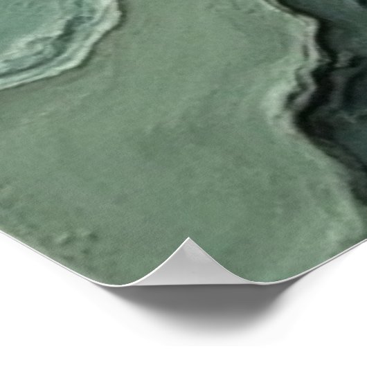 Abstrakte Phase - Bio modern Poster (Ecke)