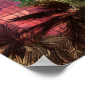 Abstrakte Phoenix Arizona Skyline Poster (Ecke)