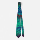 Abstrakte Phoenix Feathers Krawatte (Vorderseite)