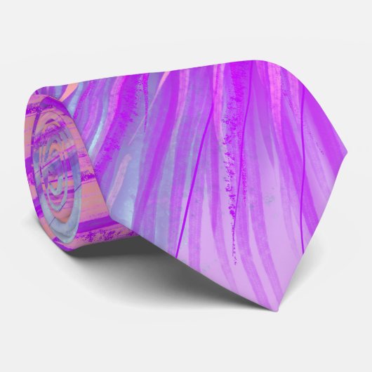 Abstrakte Phoenix Feathers Krawatte (Gerollt)