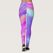 abstrakte Phoenix Feathers Leggings (Rückseite)