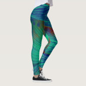 abstrakte Phoenix Feathers Leggings (Rechts)