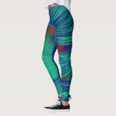 abstrakte Phoenix Feathers Leggings (Links)