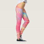 abstrakte Phoenix Feathers Leggings (Rechts)