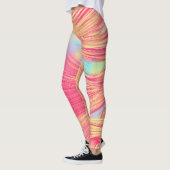 abstrakte Phoenix Feathers Leggings (Links)