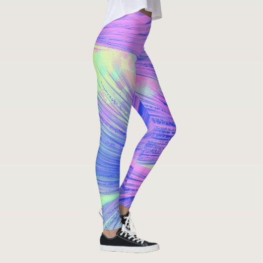 abstrakte Phoenix Feathers Leggings (Rechts)