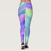 abstrakte Phoenix Feathers Leggings (Rückseite)