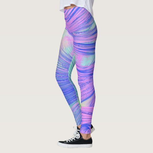 abstrakte Phoenix Feathers Leggings (Links)