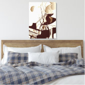 Abstrakte Piano Art Leinwanddruck (Insitu (Schlafzimmer))
