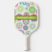 Abstrakte Pickleball-Prinzessin Pickleball Pad Pickleball Schläger (Vorderseite)
