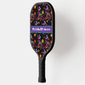 Abstrakte Pickleball-Prinzessin Pickleball Pad Schläger (Links)
