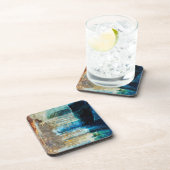 Abstrakte Pictured Rocks National Lakeshore Getränkeuntersetzer (Rechte Seite)