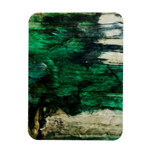 Abstrakte Pictured Rocks National Lakeshore Magnet (Vertikal)