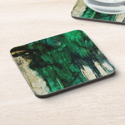 Abstrakte Pictured Rocks National Lakeshore Untersetzer (Linke Seite)