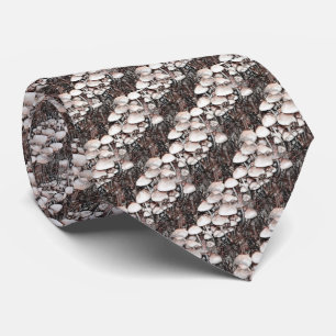 Abstrakte Pilze im Grünen Kunst Krawatte