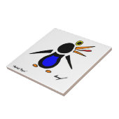Abstrakte Pinguin Tile Fliese (Seite)