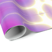 ABSTRAKTE PINK FUCHSIA LICHTWELLEN UND WIRBEL GESCHENKPAPIER (Rolleneckpunkt)