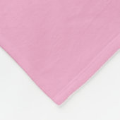Abstrakte Pinks Art Fleecedecke (Ecke)