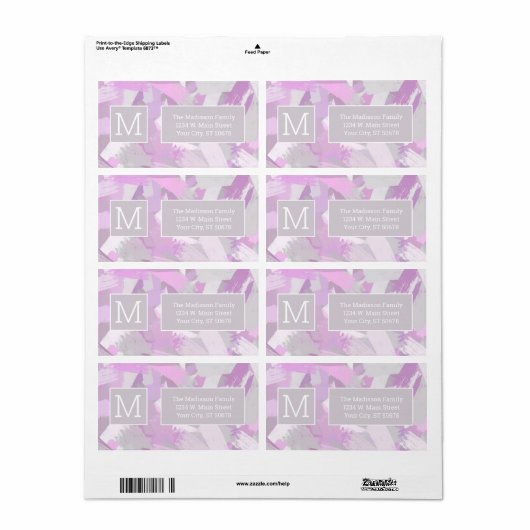 Abstrakte Pinselstriche (Vorne)