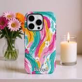 Abstrakte Pinselstriche Case-Mate iPhone Hülle