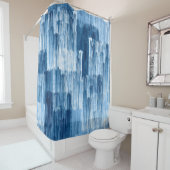Abstrakte Pinselstriche Duschvorhang (Beispiel)