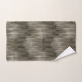 Abstrakte Pinselstriche, einfarbig braun Badhandtuch Set (Handtuch)