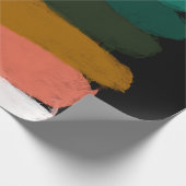 Abstrakte Pinselstriche für Kunstlinien Geschenkpapier (Ecke)