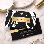 Abstrakte Pinselstriche für Makeup-Künstler Visitenkarte