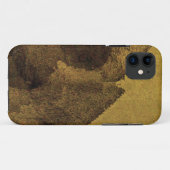 Abstrakte Pinselstriche, gelb braun, schwarz Case-Mate iPhone Hülle (Rückseite (Horizontal))