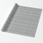 Abstrakte Pinselstriche Geschenkpapier (Ungerollt)