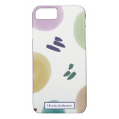 Abstrakte Pinselstriche in Pastell Case-Mate iPhone Hülle (Rückseite)