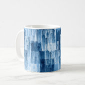 Abstrakte Pinselstriche Kaffeetasse (Vorderseite Links)