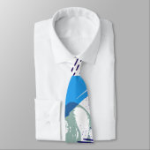 Abstrakte Pinselstriche Krawatte (Gebunden)