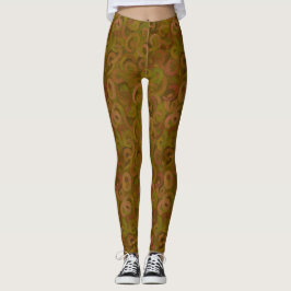 Abstrakte Pinselstriche Leggings