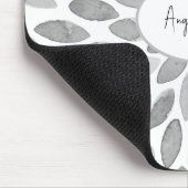 Abstrakte Pinselstriche Mousepad (Ecke)