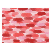 Abstrakte Pinselstriche Muster in Rosa Tischdecke (Vorderseite (Horizontal))