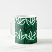Abstrakte Pinselstriche Nahtlose Muster, Muster Kaffeetasse (Vorderseite Links)