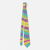 Abstrakte Pinselstriche Neck Ties Krawatte (Rückseite)