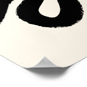 Abstrakte Pinselstriche Poster (Ecke)