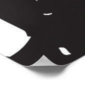 Abstrakte Pinselstriche Poster II (Ecke)