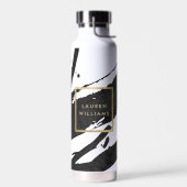 Abstrakte Pinselstriche Trinkflasche (Links)