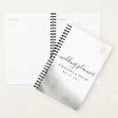 Abstrakte Pinselstriche und goldfarbene Pinselstri Planer (Anzeige)