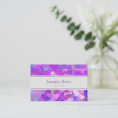 Abstrakte Pinselstriche. Visitenkarte (Stehend Vorderseite)