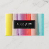 Abstrakte Pinselstriche Visitenkarte (Vorderseite)