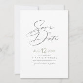 Abstrakte Pinselstriche Wedding We Do ID886 Save The Date (Vorderseite)