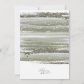 Abstrakte Pinselstriche Wedding We Do ID886 Save The Date (Rückseite)