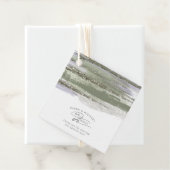 Abstrakte Pinselstriche Wir danken Ihnen ID886 Geschenkanhänger (Beispiel)